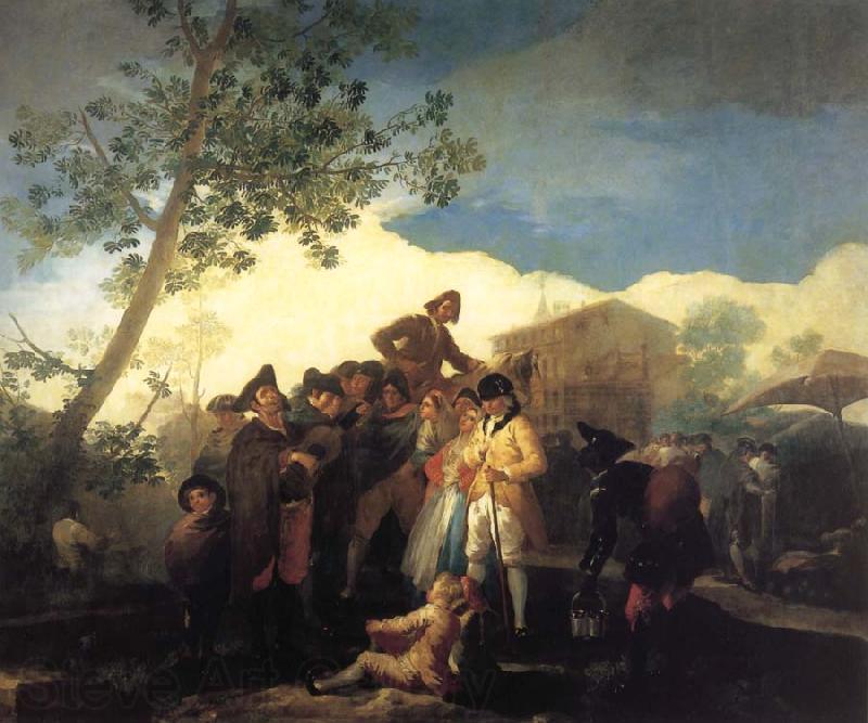 Francisco Goya Blind Guitarist France oil painting art